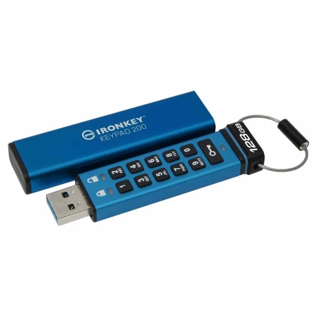Memorie USB Flash Drive Kingston 128GB IronKey Keypad 200, Encrypted