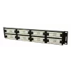 PATCH PANEL GEMBIRD 48 porturi, Cat6, 2U pentru rack 19&quot;, black, NPP-C648CM-001