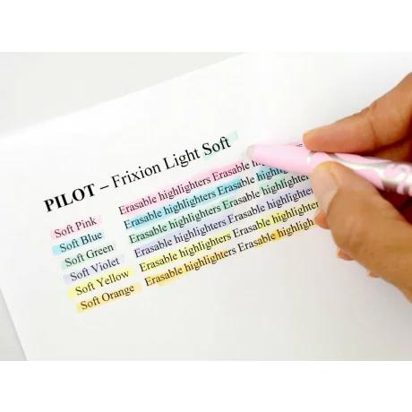 Textmarker Pilot Frixion Light Soft Roz