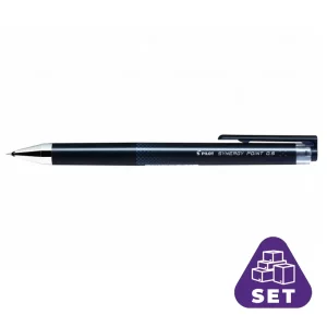 Roller Pilot Synergy Point, Cu Gel, 0.5 Mm, Negru