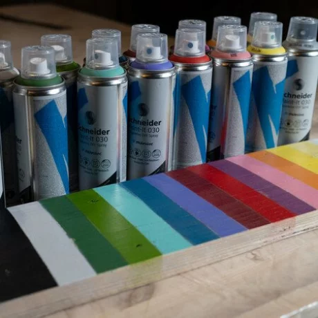 Spray Schneider cu Vopsea Supreme DIY Paint-It 030 Galben Inchis