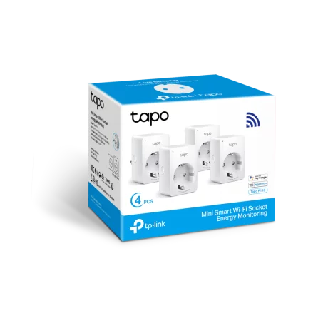 PRIZA inteligenta TP-LINK, Schuko x 1, Bluetooth, WiFi, alb Tapo P110 (4-pack)