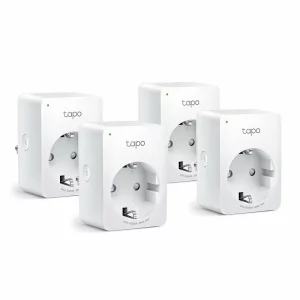 PRIZA inteligenta TP-LINK, Schuko x 1, Bluetooth, WiFi, alb Tapo P110 (4-pack)