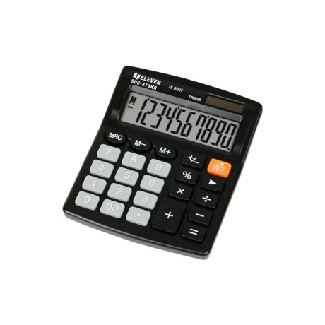 Calculator de birou 10 digiți, 124 x 102 x 25 mm, Eleven SDC-810NR