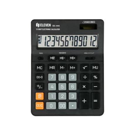 Calculator de birou 12 digiți, 199 x 153 x 31 mm, Eleven SDC-444S