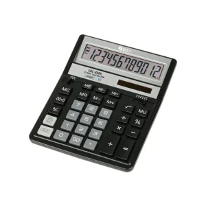 Calculator de birou 12 digit, 203 x 158 x 31 mm, Eleven SDC-888XBK