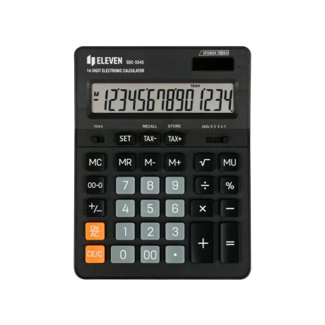 Calculator de birou 14 digiți, 199 x 153 x 31 mm, Eleven SDC-554S