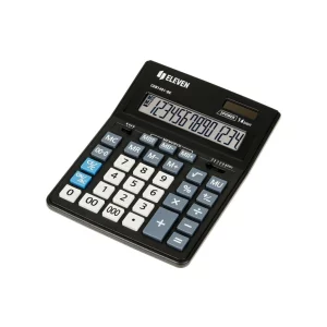 Calculator de birou 14 digiți, 205 x 155 x 35 mm, Eleven CDB1401-BK