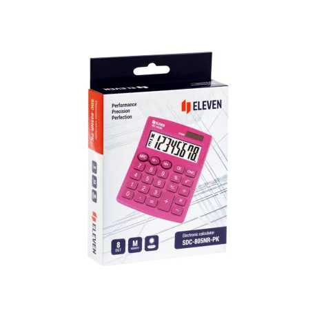Calculator de birou 8 digiți, 120 x 105 x 21 mm, Eleven SDC-805