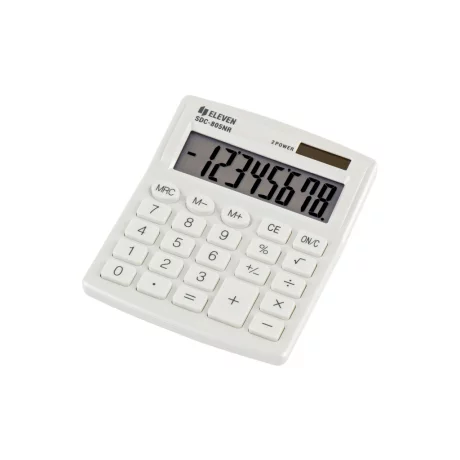 Calculator de birou 8 digiți, 120 x 105 x 21 mm, Eleven SDC-805