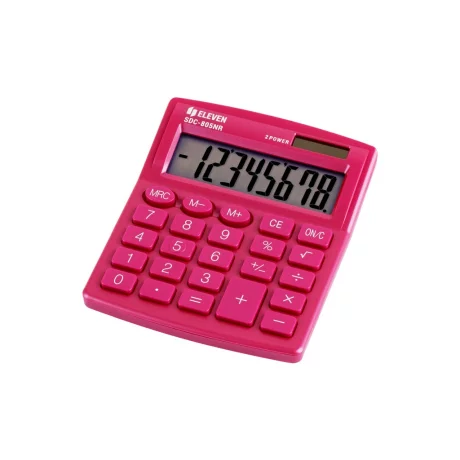 Calculator de birou 8 digiți, 120 x 105 x 21 mm, Eleven SDC-805