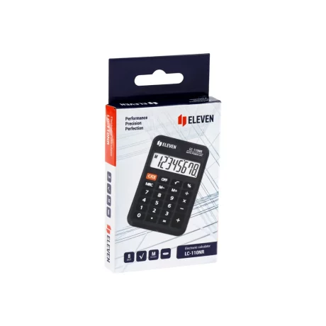 Calculator de buzunar 8 digiți, 88 x 58 x 11 mm, Eleven LC-110NR