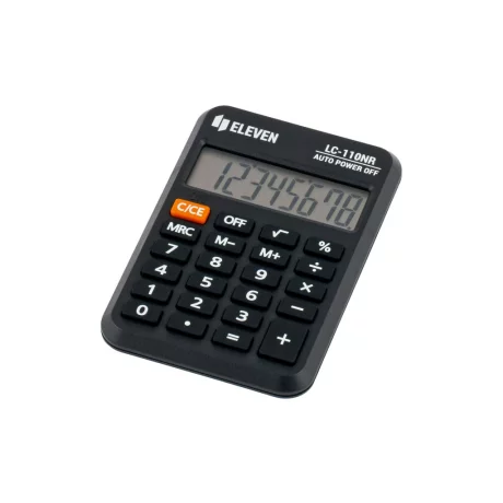 Calculator de buzunar 8 digiți, 88 x 58 x 11 mm, Eleven LC-110NR