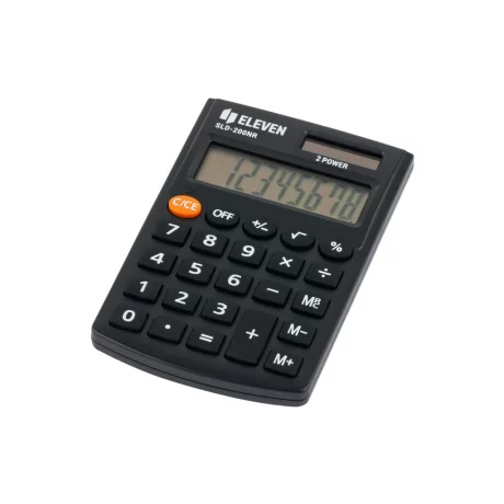 Calculator de buzunar 8 digiți, 98 x 62 x 10 mm, Eleven SLD-200NR