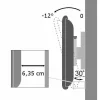 Suport cu fixare in perete TV Techly, 17-37, Reglabil, Negru, ICA-LCD 2900B