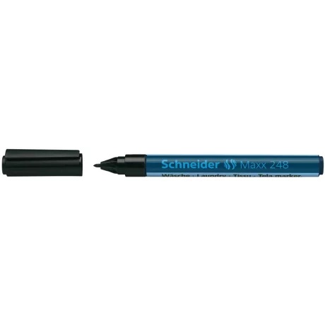 Marker permanent textile 1.0 mm Schneider 248 negru