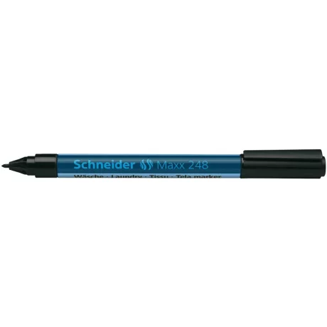 Marker permanent textile 1.0 mm Schneider 248 negru