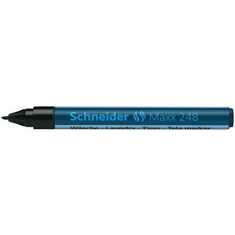 Marker permanent textile 1.0 mm Schneider 248 negru