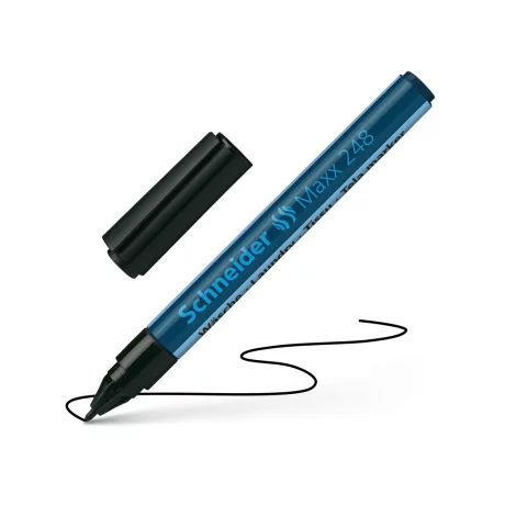Marker permanent textile 1.0 mm Schneider 248 negru