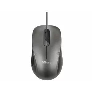 MOUSE TRUST IVERO WIRED BLACK 20404