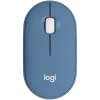 Mouse wireless  LOGITECH Pebble M350 BLUEBERRY 910-006753