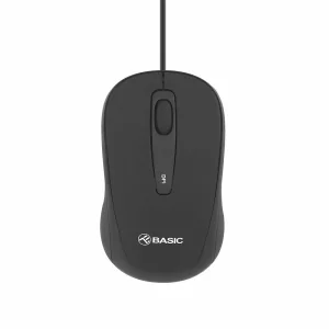 Mouse cu fir Tellur basic, mini, negru TLL491011