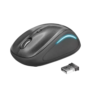 Trust Yvi FX Wireless Mouse negru TR-22333