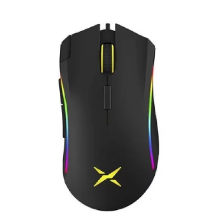 MOUSE DELUX gaming cu fir negru M625BU-BK