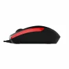 MOUSE DELUX cu fir negru-rosu M321BU-BR