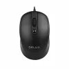 MOUSE DELUX cu fir negru M366BU-BK