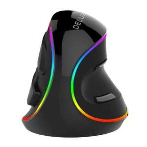 MOUSE DELUX negru M618PLUS-RGB-BK