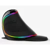 MOUSE DELUX negru M618PLUS-RGB-BK