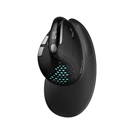 MOUSE DELUX wireless negru M618XSD-BK