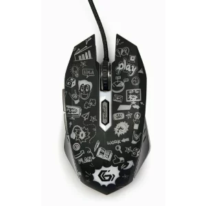 GEMBIRD mouse cu fir negru MUS-6B-GRAFIX-01