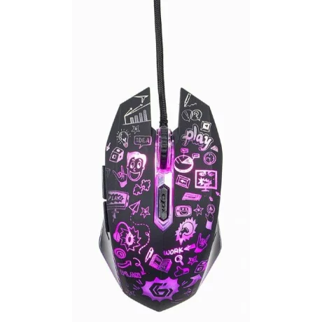 GEMBIRD mouse cu fir negru MUS-6B-GRAFIX-01