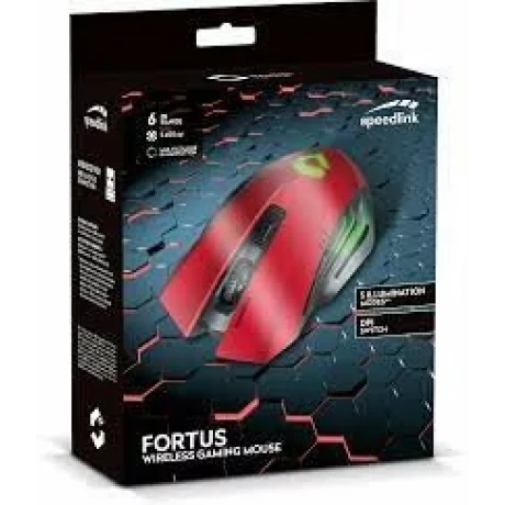 MOUSE GAMING SPEEDLINK FORTUS WIRELESS BLACK SL-680100-BK-01