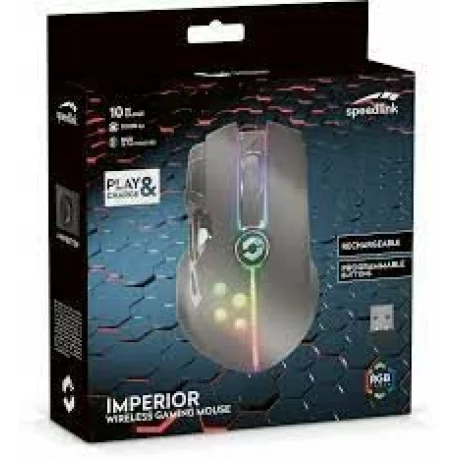 MOUSE GAMING SPEEDLINK IMPERIOR WIRELESS BLACK SL-680101-RRBK