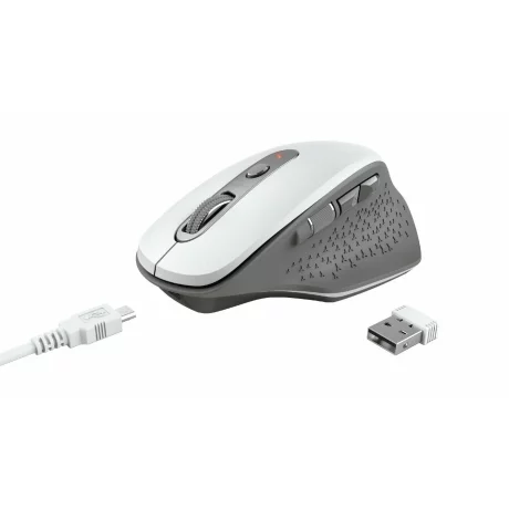 Trust Ozaa Mouse alb TR-24035