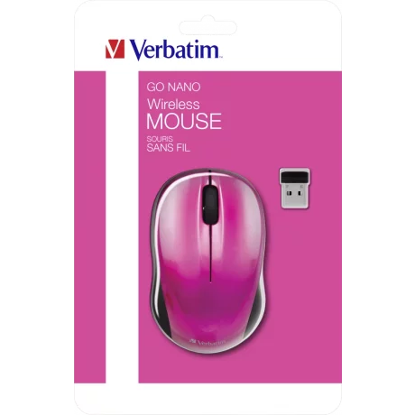 GO NANO WIRELESS MOUSE HOT PINK 49043