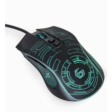 MOUSE GEMBIRD gaming cu fir USB optic negru MUSG-RGB-01