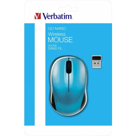 MOUSE Verbatim GO NANO WIRELESS CAR BLUE 49044