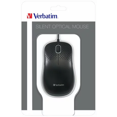 MOUSE Verbatim SILENT OPTICAL BLK 49024