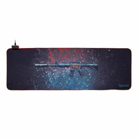 MousePAD RGB SPACER gaming SP-PAD-GAME-RGB-PICT