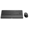 Kit tastatura si mouse wireless Philips wireless negru SPT6607