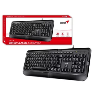 Tastatura Genius cu fir negru G-31300010400