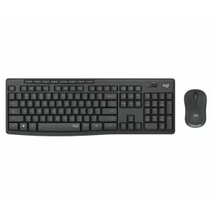 Kit tastatura si mouse wireless silent LOGITECH MK295 GRAPHITE 920-009800