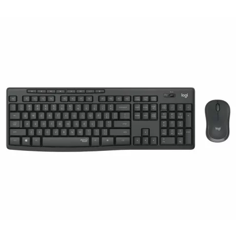 Kit tastatura si mouse wireless silent LOGITECH MK295 GRAPHITE 920-009800