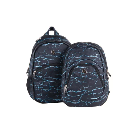 Ghiozdan Pulse 2 in 1 Teens Blue Lava