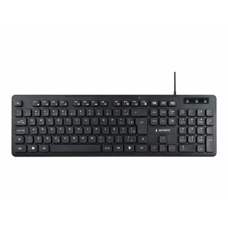 Tastatura cu fir GEMBIRD negru KB-MCH-04
