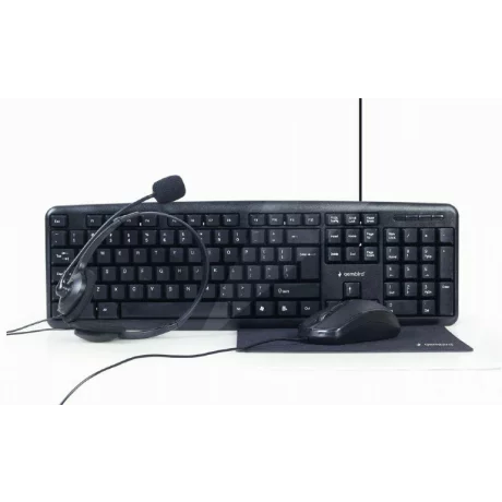 Kit tastatura, mouse, mousepad si casti GEMBIRD KBS KBS-UO4-01